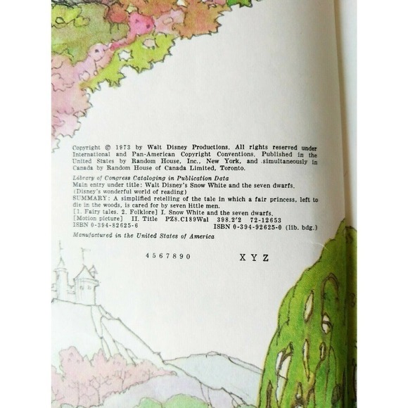 Vintage Disney Hardcover Books 1970's Classics 1980's - Picture 4 of 4